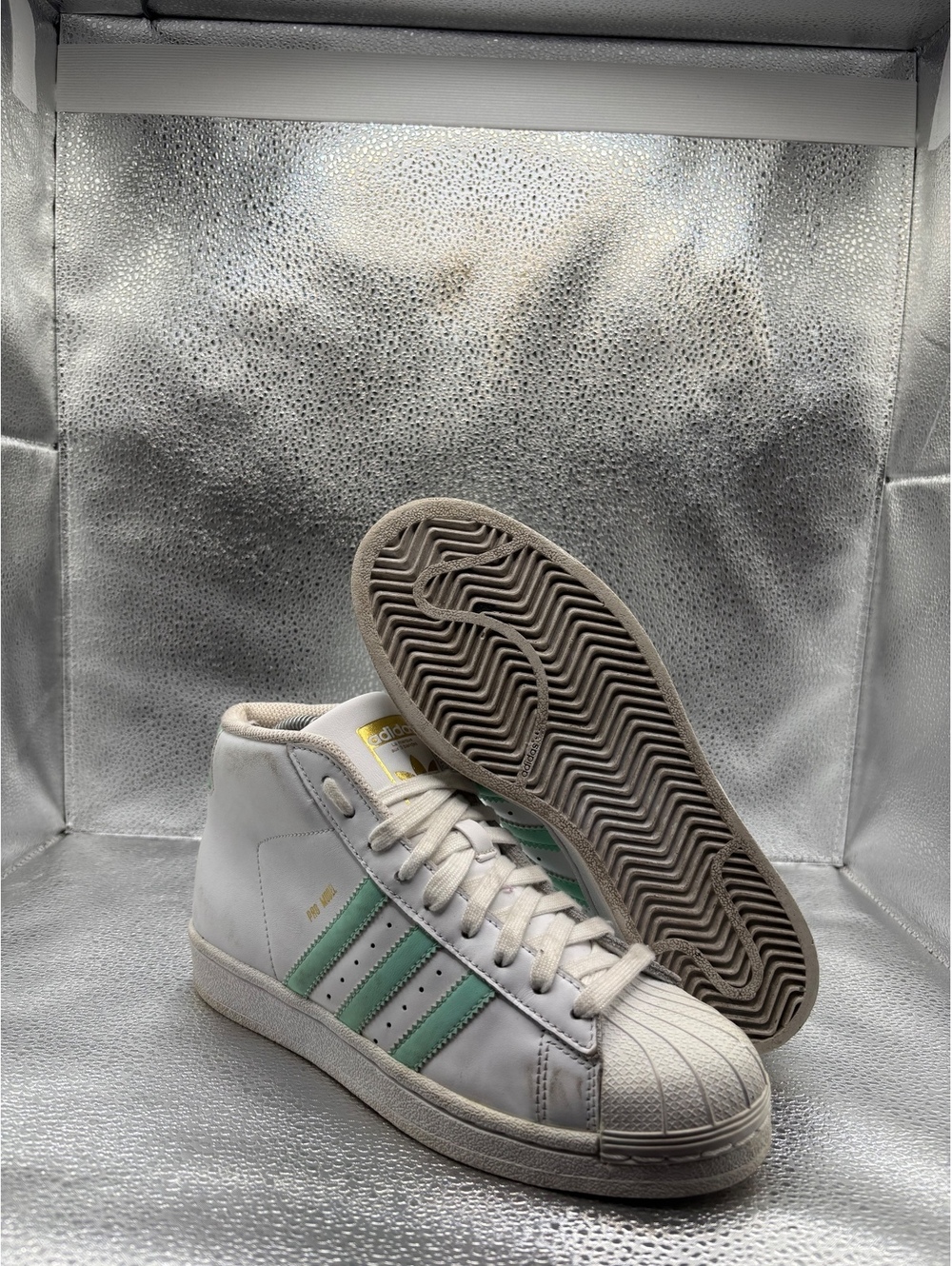 Adidas pro model Easter green